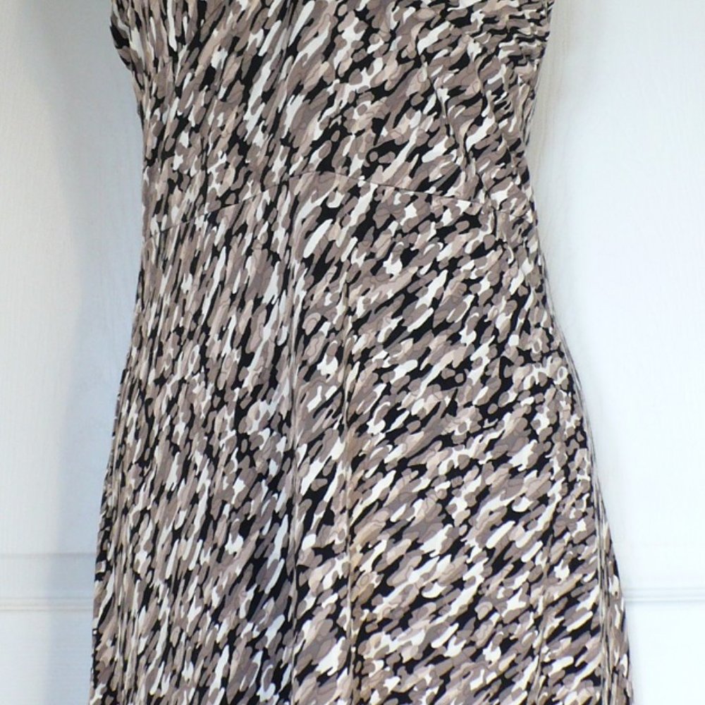 Ann Taylor Halter Dress Knit Camo/Animal Print S - Picture 5 of 5